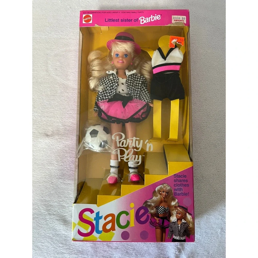 Barbie Party 'n Play Stacie & Todd Twins Set 1992 NIB Vintage Minor Box Wear VTG